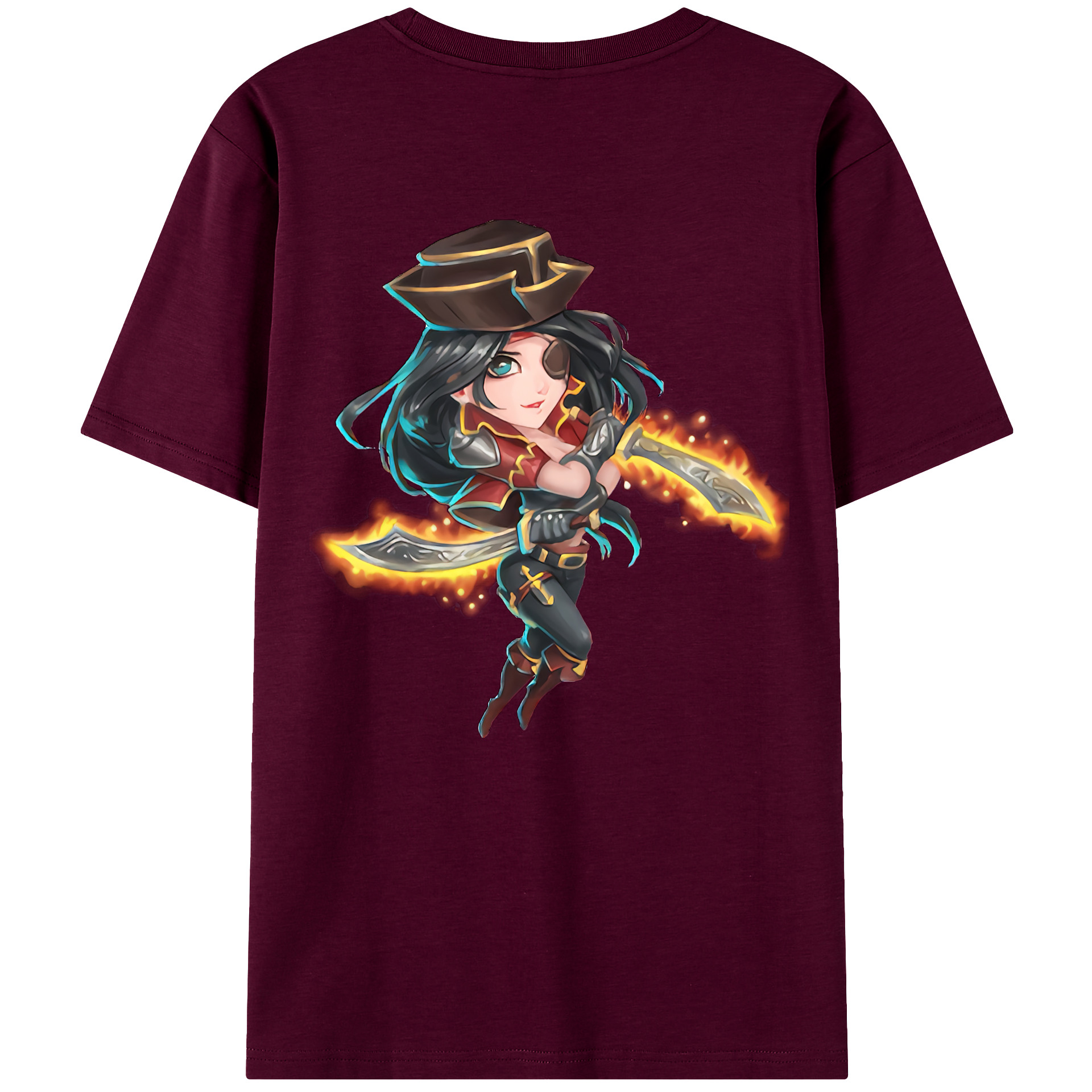 リーグ・オブ・レジェンド League of Legends LOL レディース半袖Tシャツ(バックプリント)